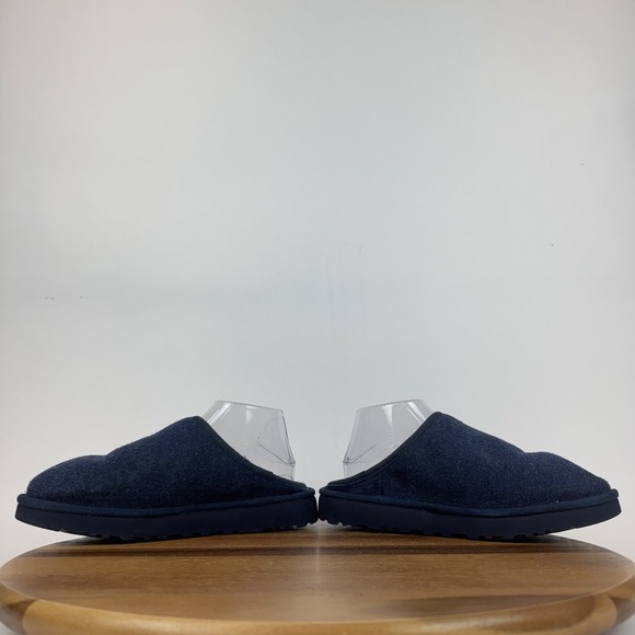 Mens Ugg Classic Slip On Blue Wool Comfort Casual Lined Slippers Size 7 M GUC main image 6